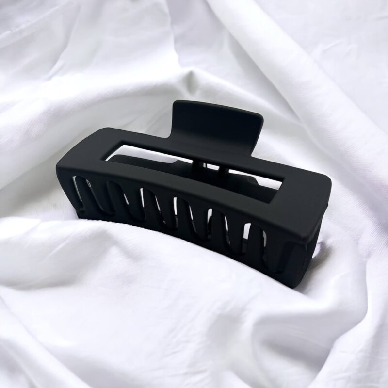 Spinka do włosów klamerka duża matowa klamra czarna