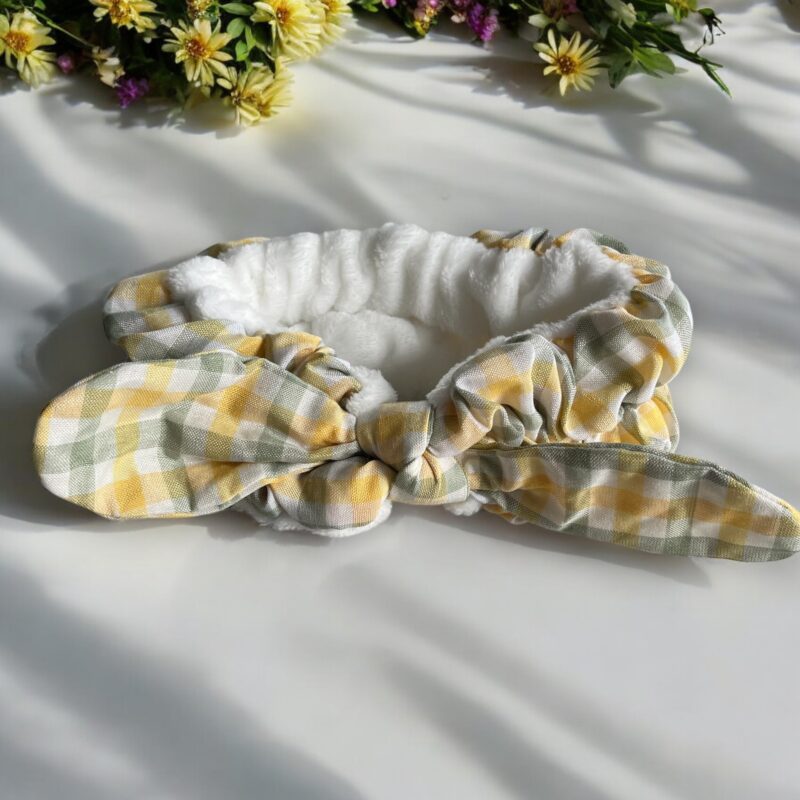 OPASKA DO WŁOSÓW KOSMETYCZNA DO MAKIJAŻU KRATKA