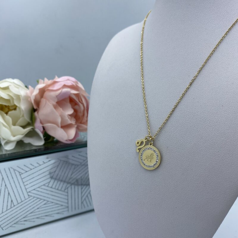 Naszyjnik celebrytka ZODIAK Lew 316L