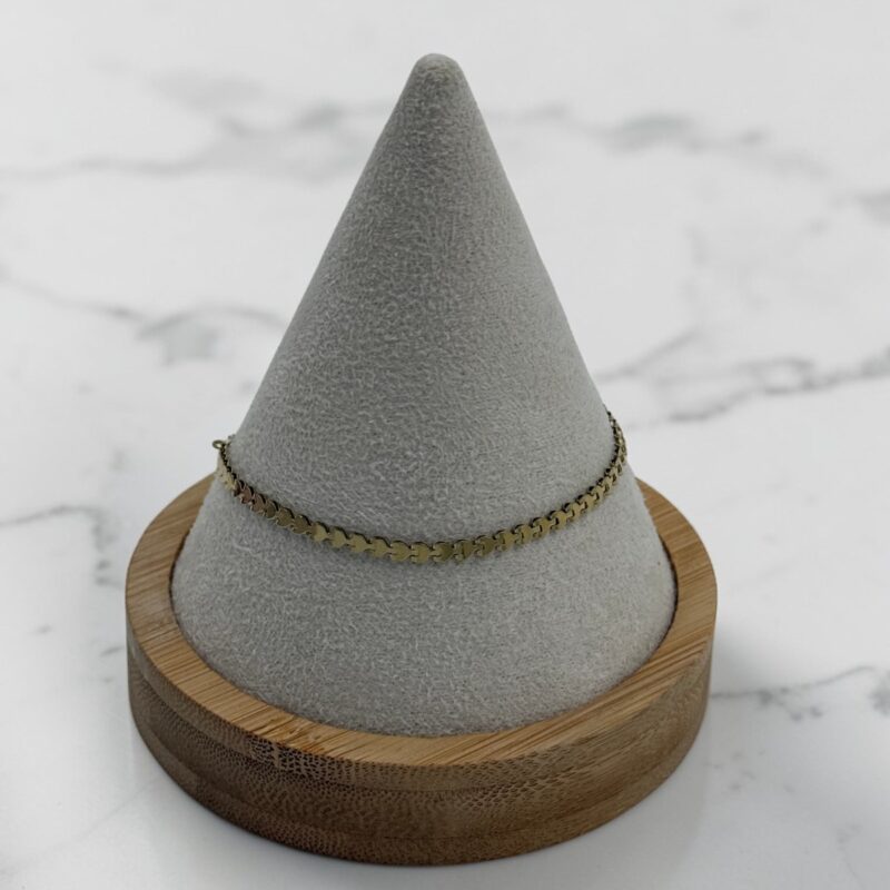 Bransoletka serca serduszka stal 316L złota